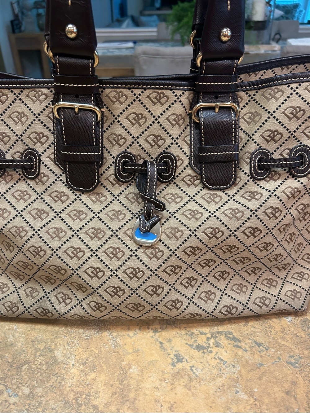 Dooney & Bourke Large Chiara Signature Logo Tote - Picture 3 of 16